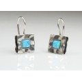 set colier si cercei. argint & opal australian. atelier Magnolia. bijuterii de designer